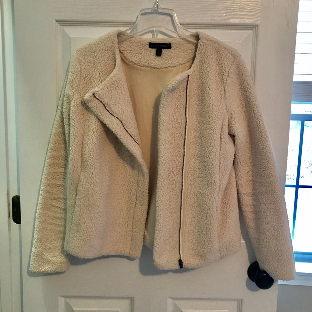 Banana Republic Teddy Zip-Up Jacket